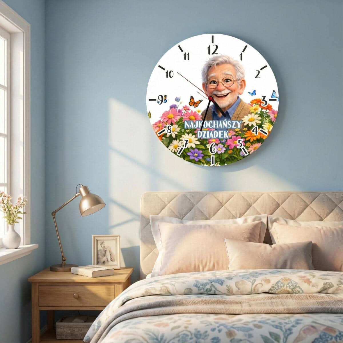 Zegar na ścianę dla Dziadka- Najkochańszy Dziadek | Prezent na Dzień Dziadka 82353 - zdjęcie 2