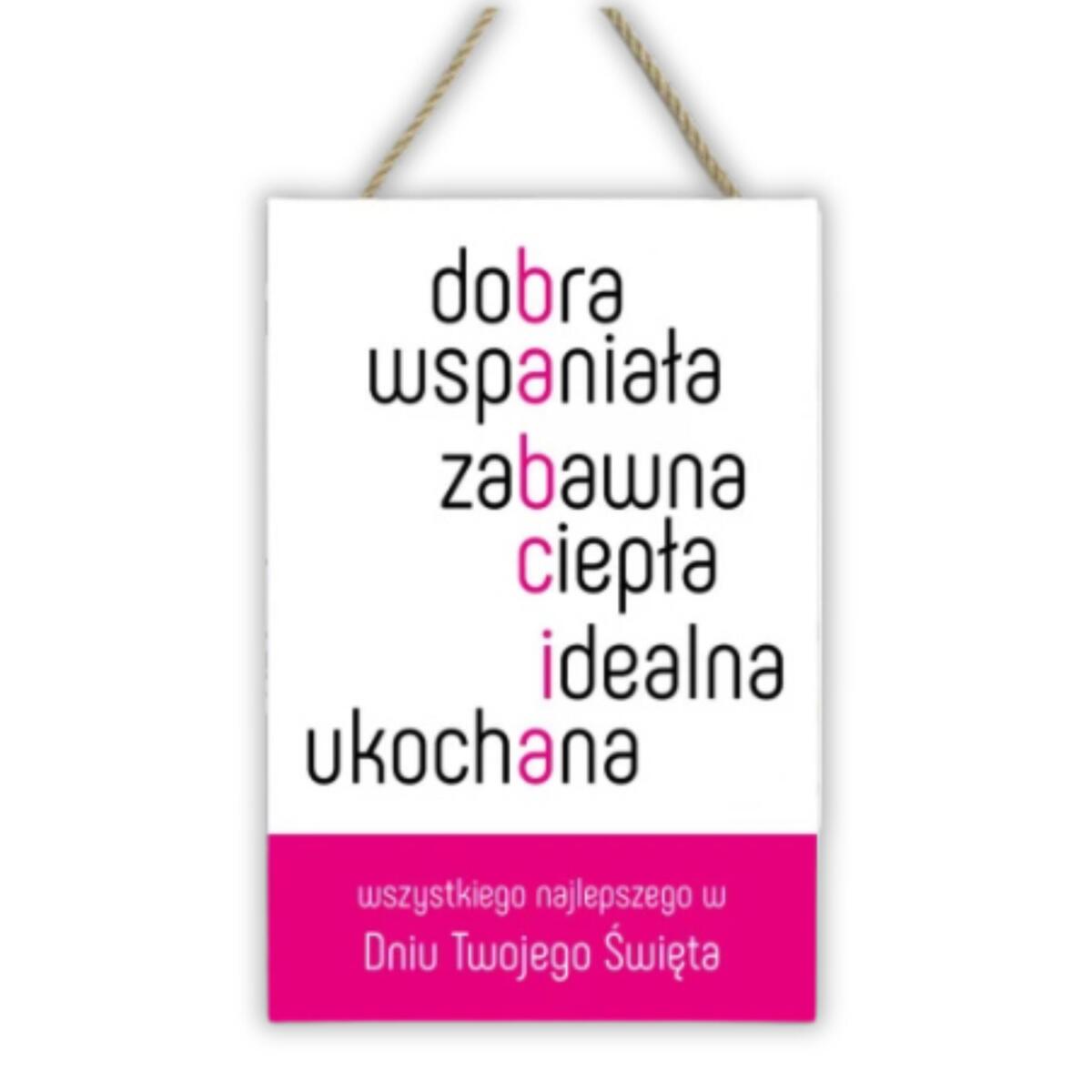 Tabliczka dekoracyjna prezent na Dzień Babci 10197