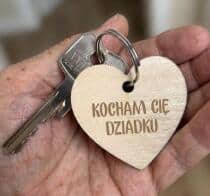 Drewniane breloki z dedykacją prezent na Dzień dziadka 42764 - miniaturka 3