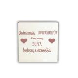 Skrzynka drewniana z grawerem na herbatę dla Babci, Dziadka, prezent, upominek na Dzień Babci, Dzień Dziadka SUPERBOHATEROWIE - miniaturka 2