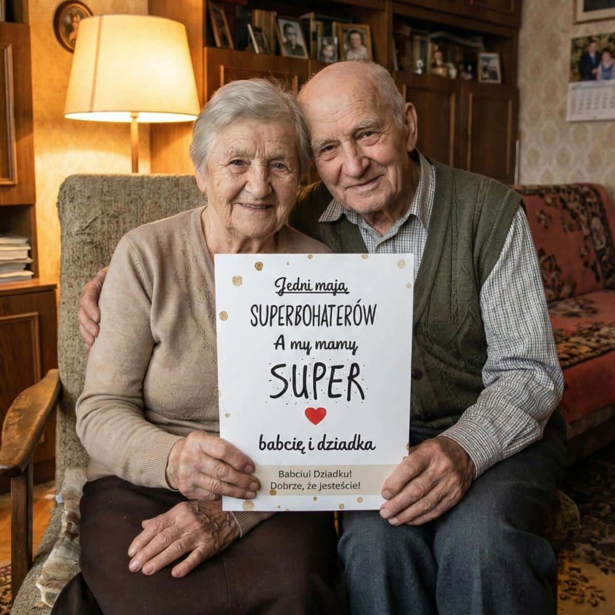 Tabliczka Babcia i Dziadek superbohaterowie 24678 - zdjęcie 2