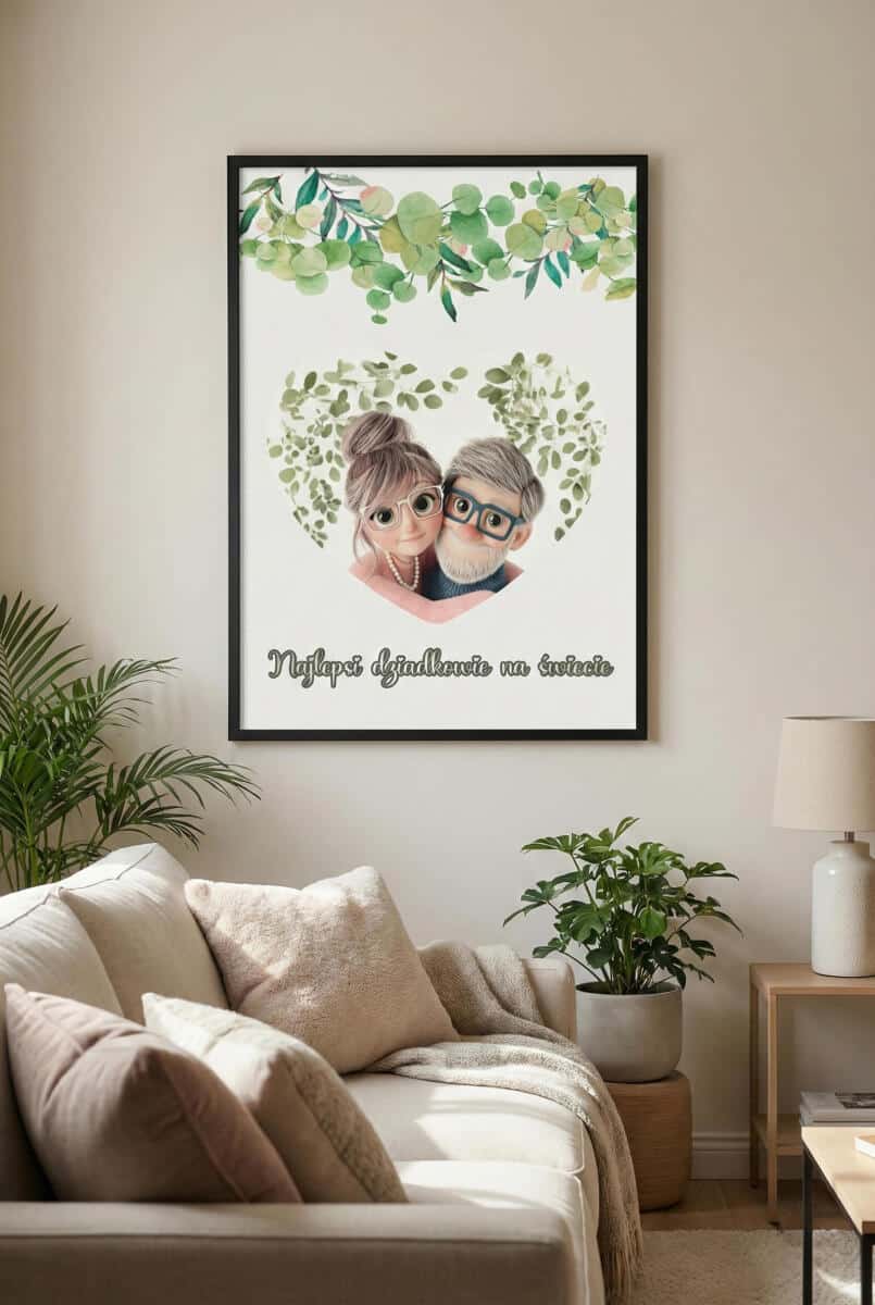 Plakat dla Babci i Dziadka- Najlepsi dziadkowie na świecie 82358 - zdjęcie 4