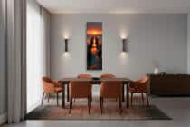 Klimatyczny Obraz na ścianę- Plaża o Zachodzie Słońca | Morski krajobraz do sypialni 94229 - miniaturka 4