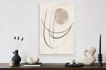 Nowoczesny Obraz Line Art | Minimalistyczna dekoracja ścienna do salonu, sypialni O94243 - miniaturka 4