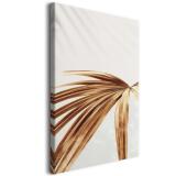 Obraz na płótnie z liściem palmy – Minimalistyczna dekoracja boho 68199 - miniaturka 1