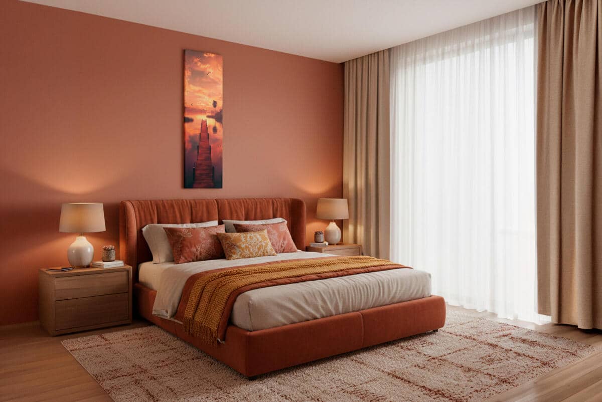 Obraz na Płótnie – Jezioro o Zachodzie Słońca, Krajobraz Tropikalny 94236 - zdjęcie 5