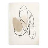 Abstrakcyjna Grafika na Ścianę – Beżowy Minimalizm P94245 - miniaturka 7