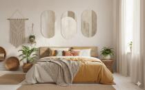 Nowoczesny Tryptyk na ścianę- Beżowa Abstrakcja | Minimalistyczne Obrazy do Salonu i Sypialni 82373 - miniaturka 5