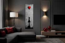 Artystyczny Obraz na płótnie– Dziewczynka z Czerwonym Balonem w Stylu Banksy 94227 - miniaturka 6