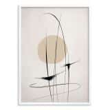 Minimalistyczny Plakat Abstrakcja- Linie i Koło | Geometryczna Dekoracja Ścienna do Salonu, Biura P94240 - miniaturka 7