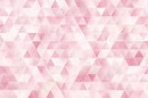Różowa Fototapeta Glamour- Trójkąty 3D | Tapeta do kobiecych wnętrz, butiku, pokoju dziewczynki 94251 - miniaturka 6