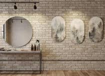 Mglisty Las – Obrazy na ścianę  | Tryptyk w beżach i szarościach do salonu 82375 - miniaturka 6