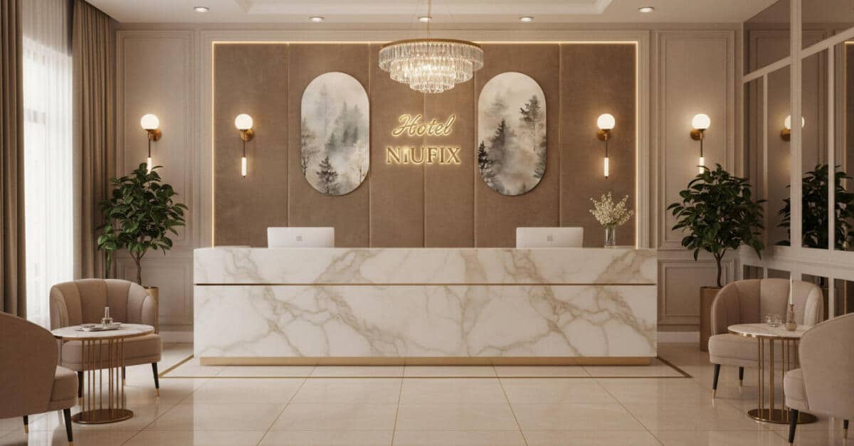 Mglisty Las – Obrazy na ścianę  | Tryptyk w beżach i szarościach do salonu 82375 - zdjęcie 5