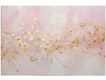 Subtelna Dekoracja Ścienna w Stylu Soft Glam | Różowy Obraz na płótnie z Elementami Złota 68215 - miniaturka 6