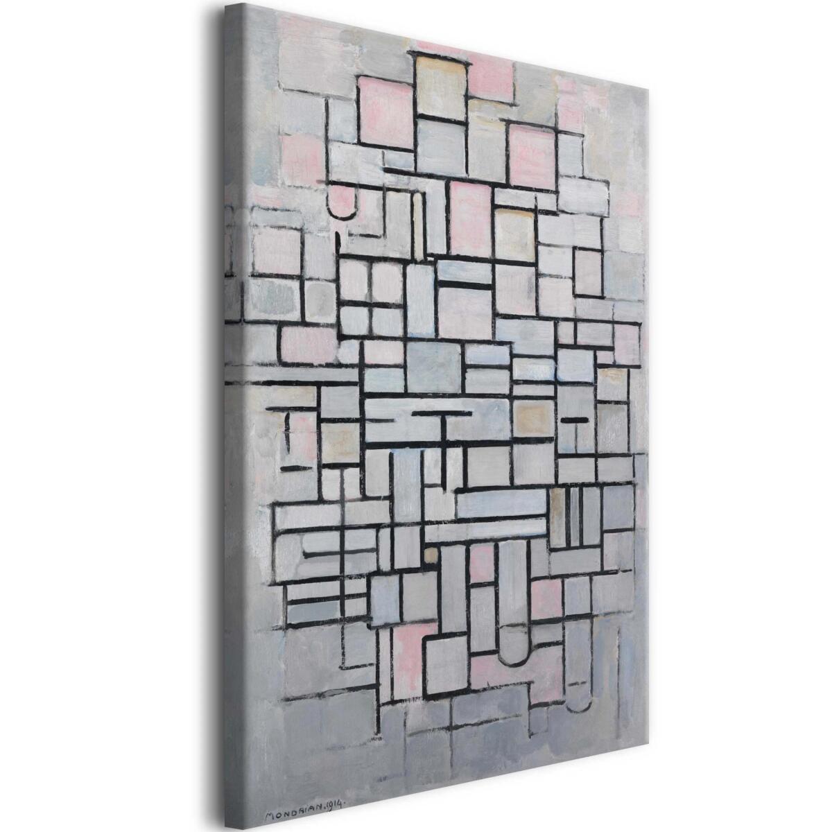 Reprodukcja obrazu „Kompozycja nr IV” Pieta Mondriana – abstrakcja i geometria na płótnie