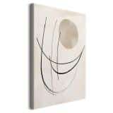 Nowoczesny Obraz Line Art | Minimalistyczna dekoracja ścienna do salonu, sypialni O94243 - miniaturka 1