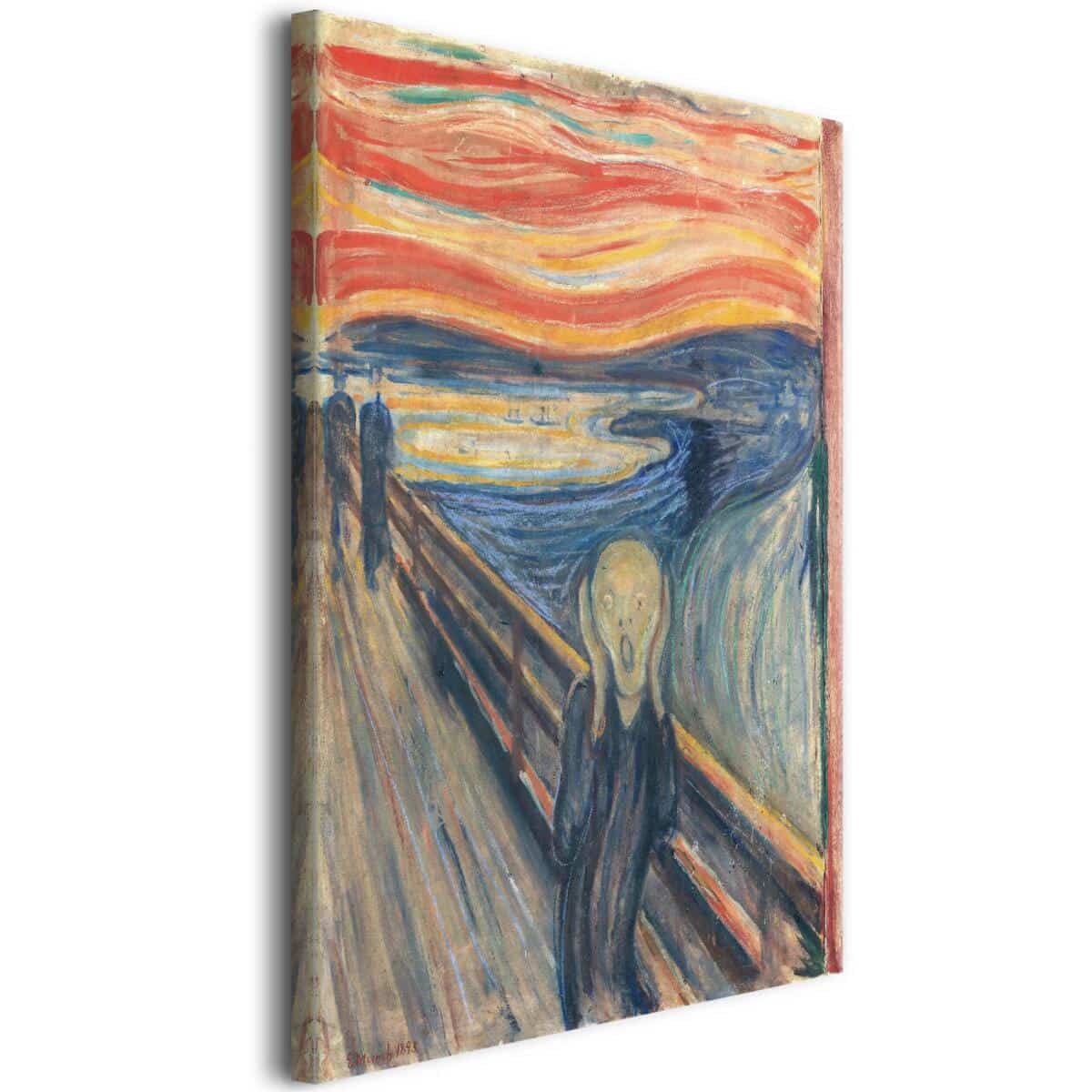 Reprodukcja obrazu „Krzyk” Edvarda Muncha – kultowe dzieło ekspresjonizmu na płótnie
