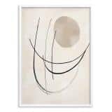 Stylowy Plakat Artystyczny - Abstrakcyjne Linie | Obraz Line Art P94243 - miniaturka 5