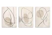 Beżowe Plakaty na ścianę- Subtelna Abstrakcja Line Art P94247 - miniaturka 9