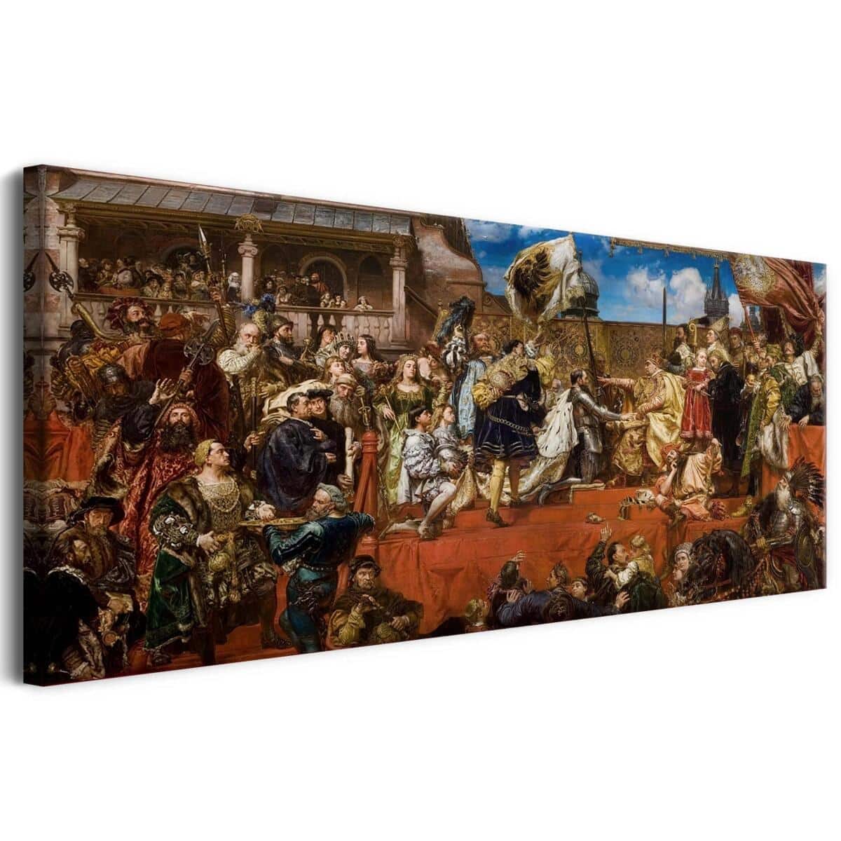 Reprodukcja obrazu– Jan Matejko „Hołd Pruski”