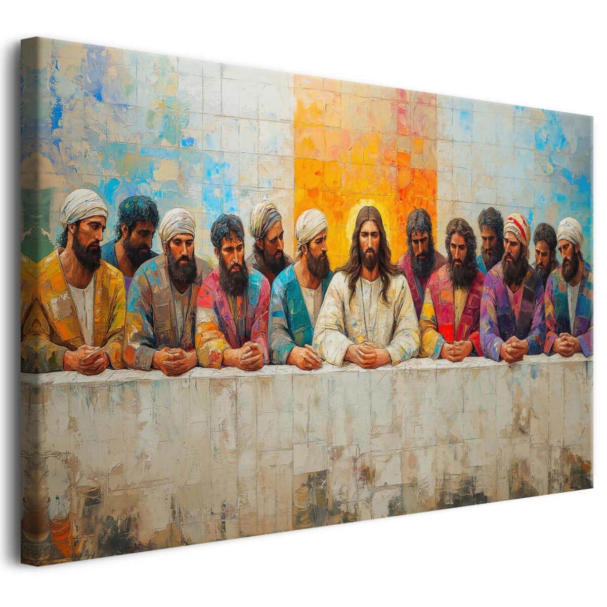 Sztuka sakralna na płótnie – &amp;amp;amp;amp;amp;amp;quot;Ostatnia Wieczerza&amp;amp;amp;amp;amp;amp;quot; | Obraz religijny na ścianę 81686
