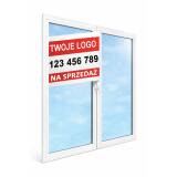 Baner 3D na okno dla biur nieruchomości  „SPRZEDAM” - miniaturka 5