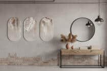 Beżowe Obrazy Boho- Tropikalne Liście | Nowoczesny Tryptyk na ścianę 82377 - miniaturka 3