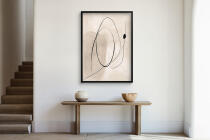 Plakat Minimalistyczne Linie | Nowoczesna Dekoracja do Salonu w Stylu Japandi P94242 - miniaturka 2