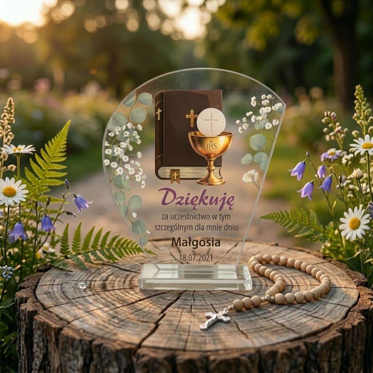 Statuetka podziękowanie Komunia Święta 1462571 - zdjęcie 3