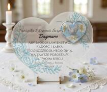 Statuetka serce Pamiątka Pierwszej Komunii Świętej prezent na komunię 77793 - miniaturka 2