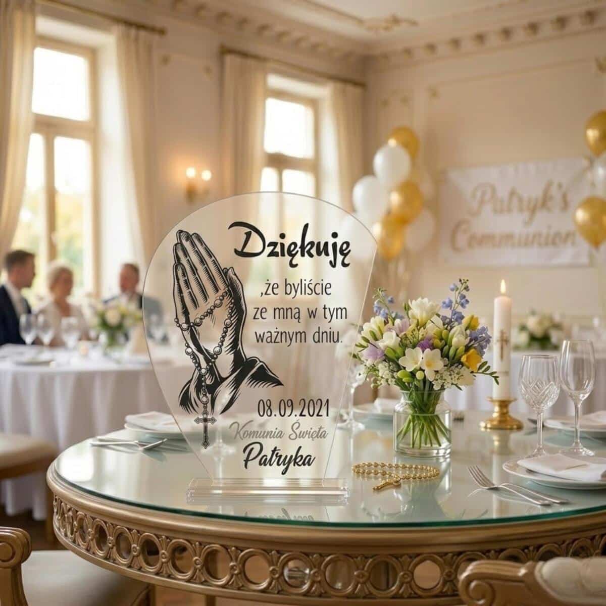 Statuetka podziękowanie Komunia Święta 1462568 - zdjęcie 4