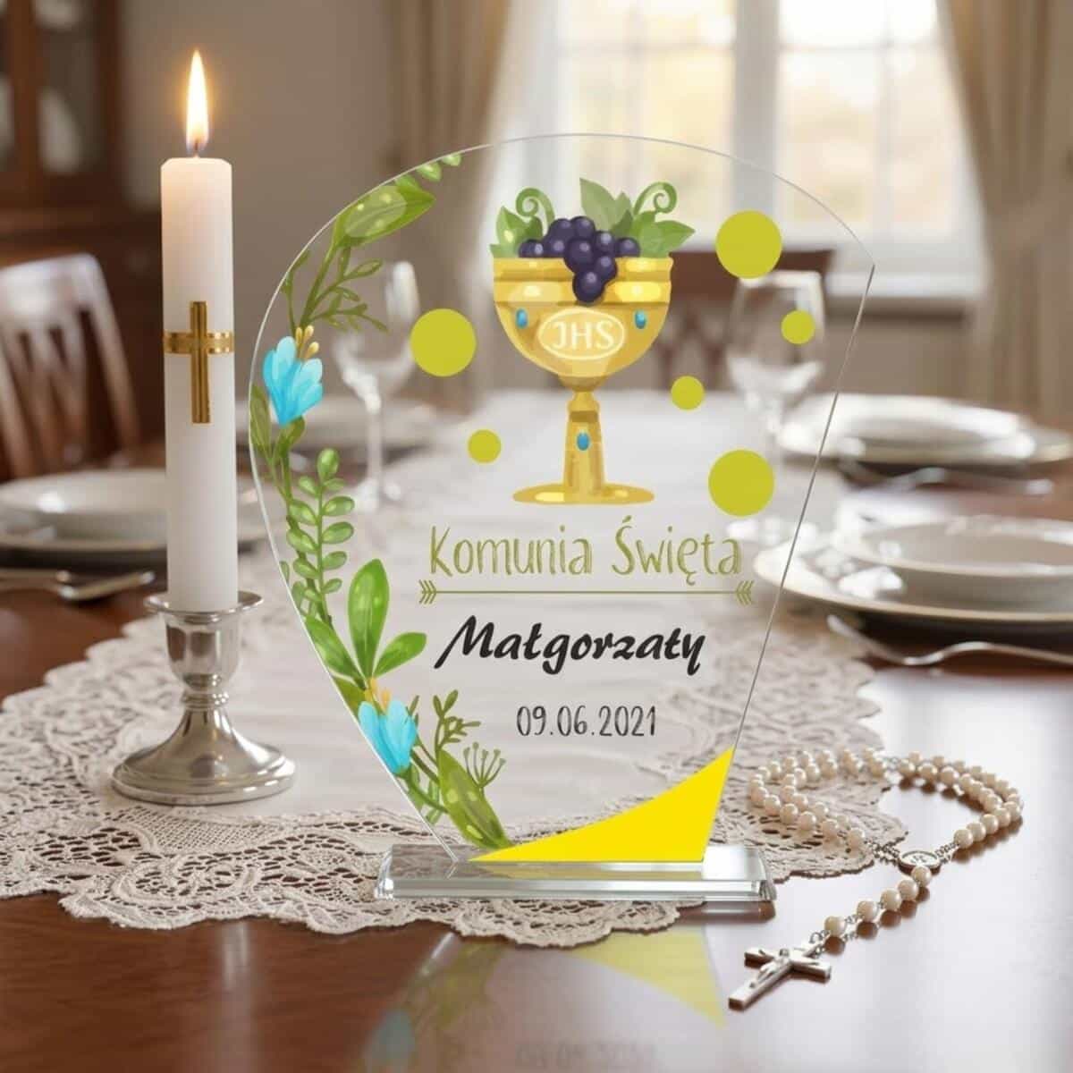 Statuetka pamiątka Komunia Święta prezenty na komunię 1462572 - zdjęcie 2
