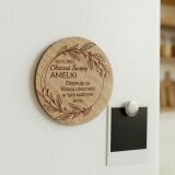 Drewniany magnes podziękowanie dla gości podziękowania Komunia Święta Chrzest 10 sztuk, P10 - miniaturka 5