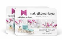Magnesy reklamowe z nadrukiem logiem firmy prostokąt - miniaturka 1