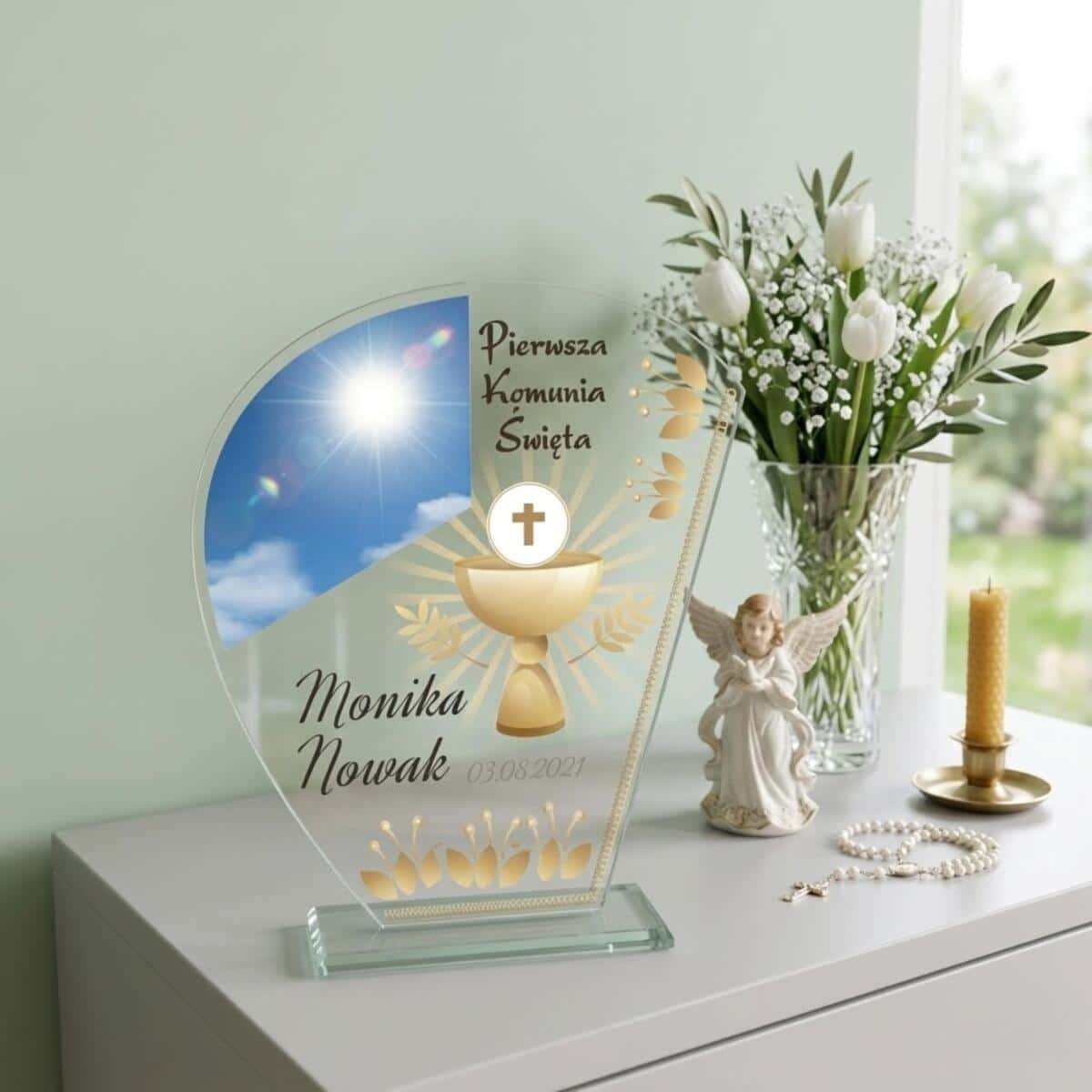 Statuetka pamiątka Komunia Święta 1462570 - zdjęcie 3