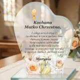 Podziękowanie dla Matki Chrzestnej Komunia | Pierwsza Komunia Święta Prezent dla Rodziców Chrzestnych- Statuetka 66083 - miniaturka 2