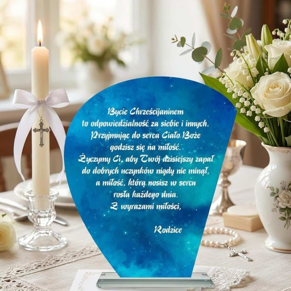 Statuetka pamiątka Komunia Święta 1462576 - zdjęcie 2