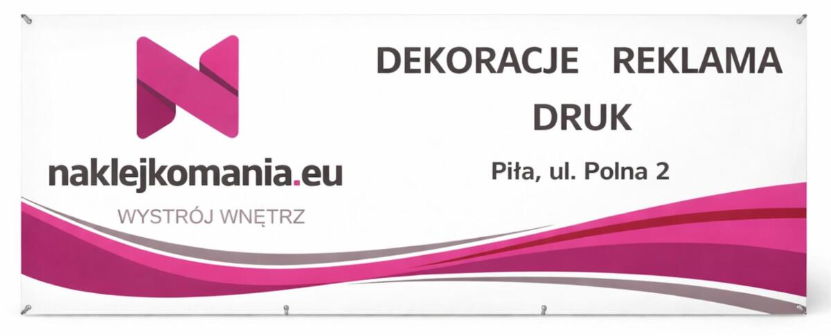 Banery reklamowe baner reklamowy jednostronny
