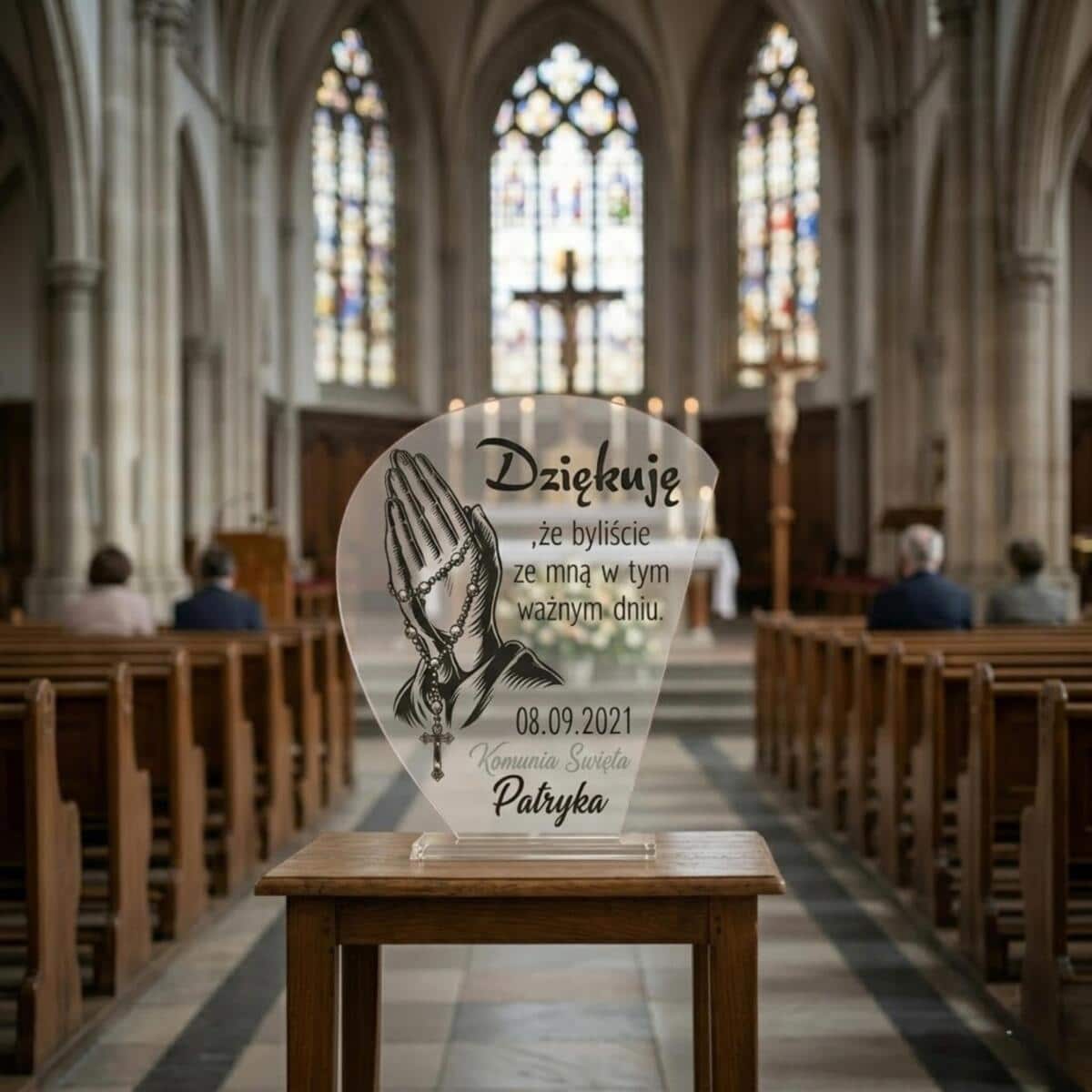 Statuetka podziękowanie Komunia Święta 1462568 - zdjęcie 3