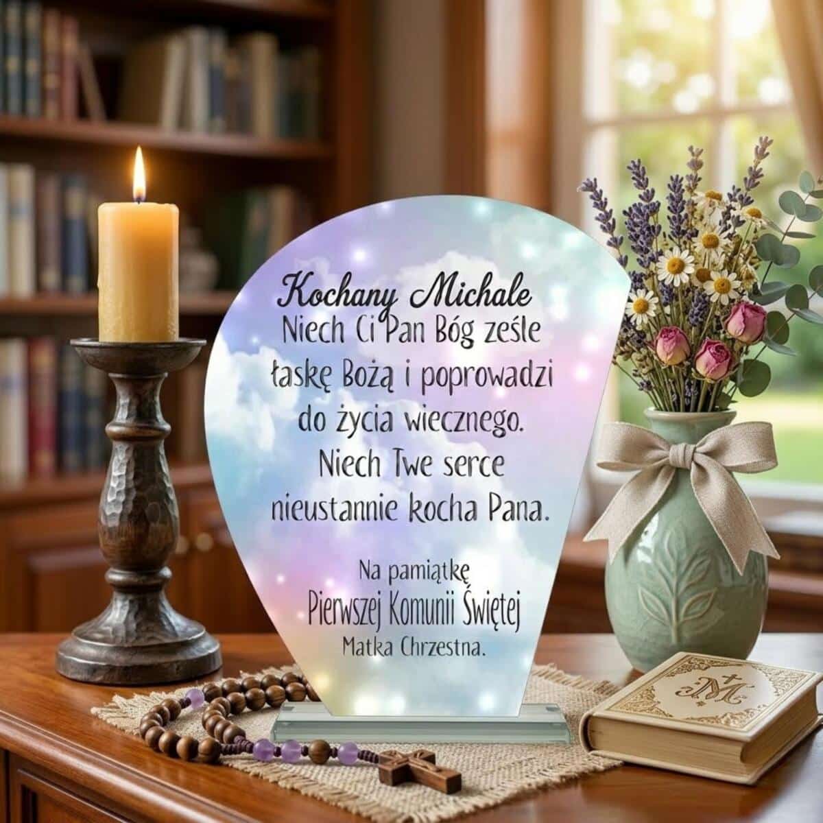 Statuetka pamiątka Komunia Święta prezent na komunię 1462575 - zdjęcie 3