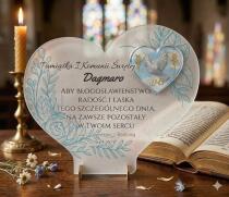 Statuetka serce Pamiątka Pierwszej Komunii Świętej prezent na komunię 77793 - miniaturka 3