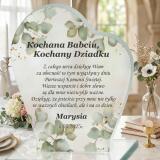 Pierwsza Komunia Podziękowanie dla Babci, Dziadka- Statuetka | Pierwsza Komunia Święta Prezent dla dziadków 66084 - miniaturka 2