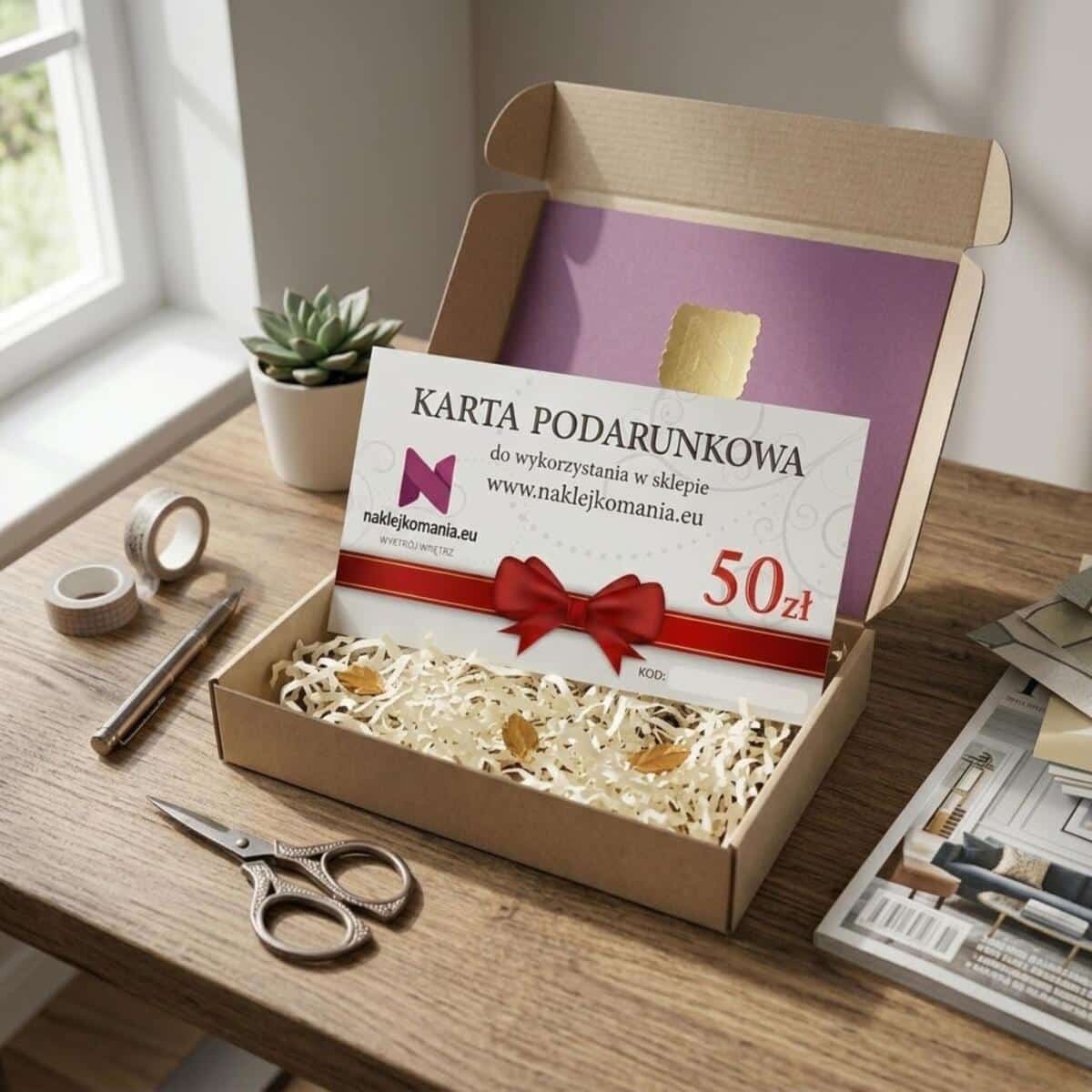 Karta podarunkowa, karta prezentowa 50-500zł - zdjęcie 2