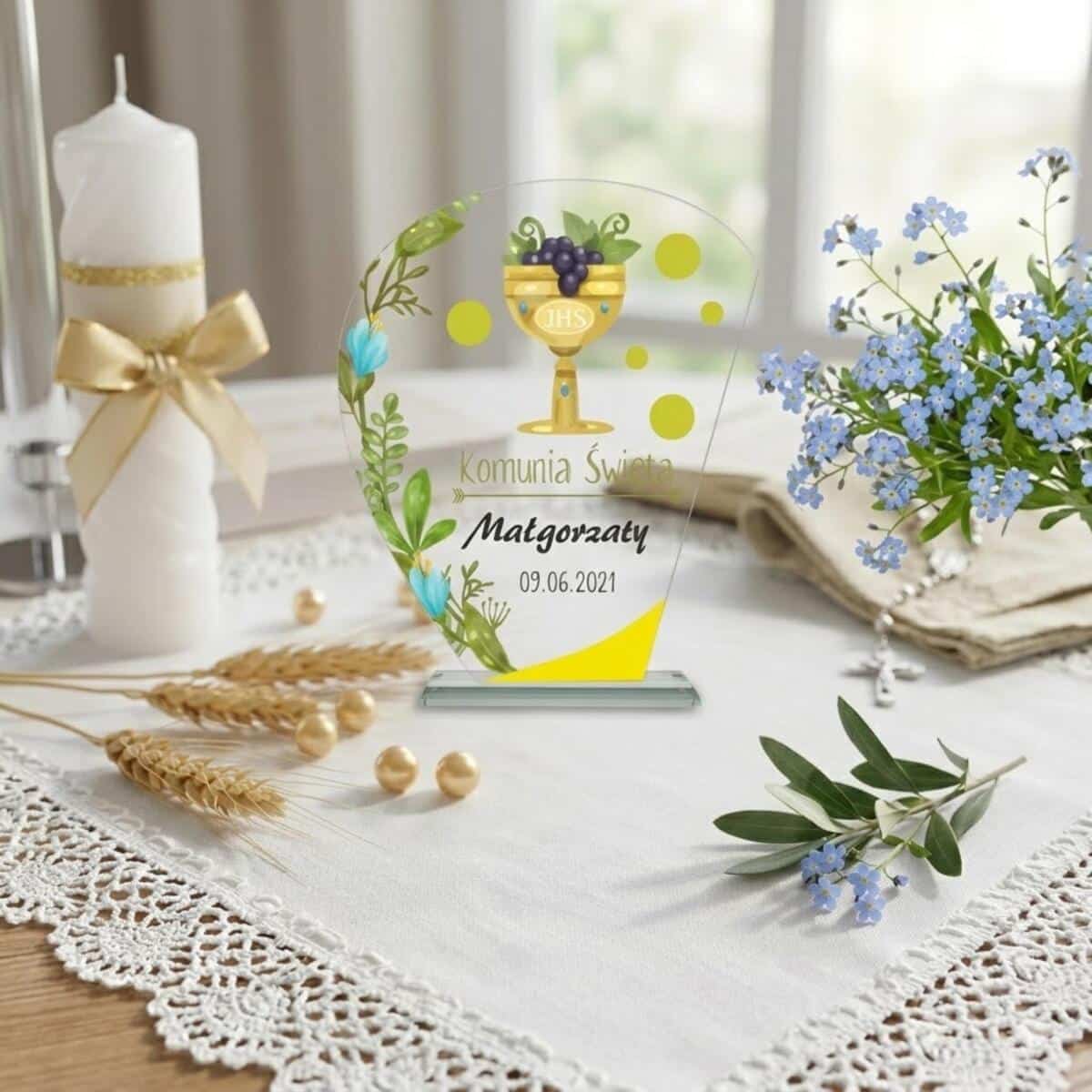 Statuetka pamiątka Komunia Święta prezenty na komunię 1462572 - zdjęcie 4