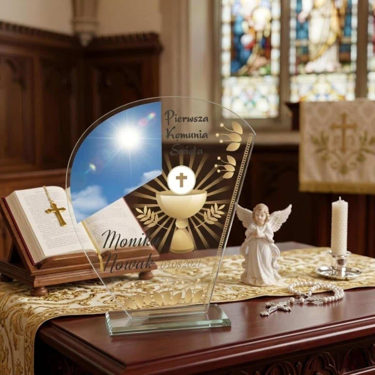 Statuetka pamiątka Komunia Święta 1462570 - zdjęcie 4