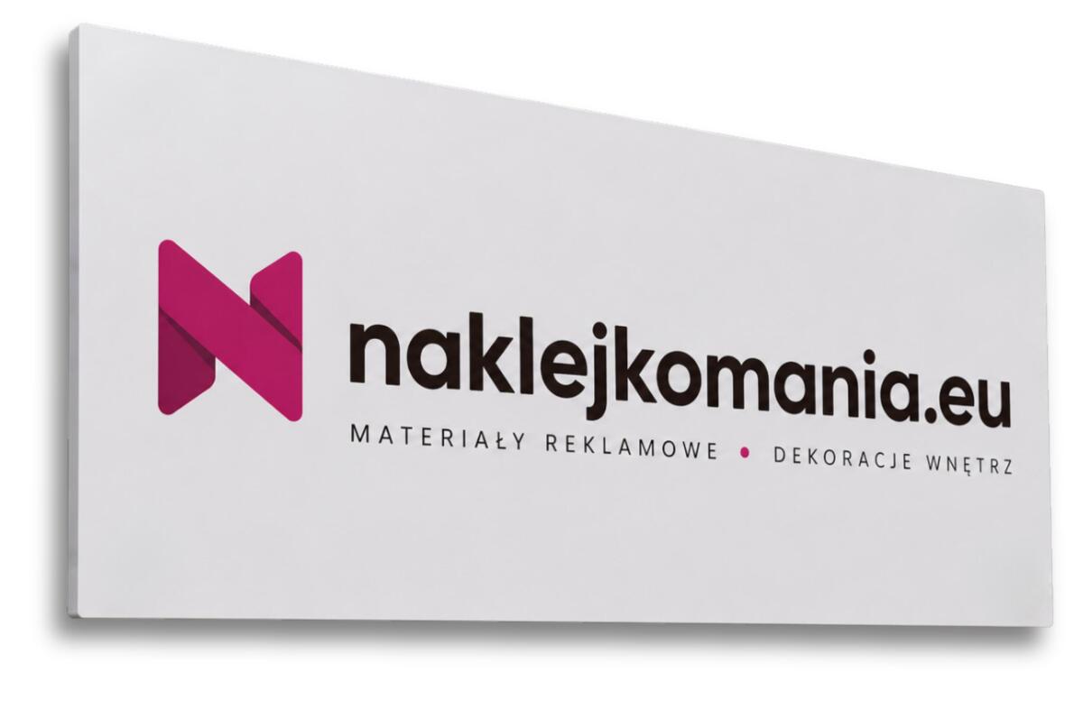 Szyld reklamowy na zamówienie | Tablica informacyjna z własnym nadrukiem