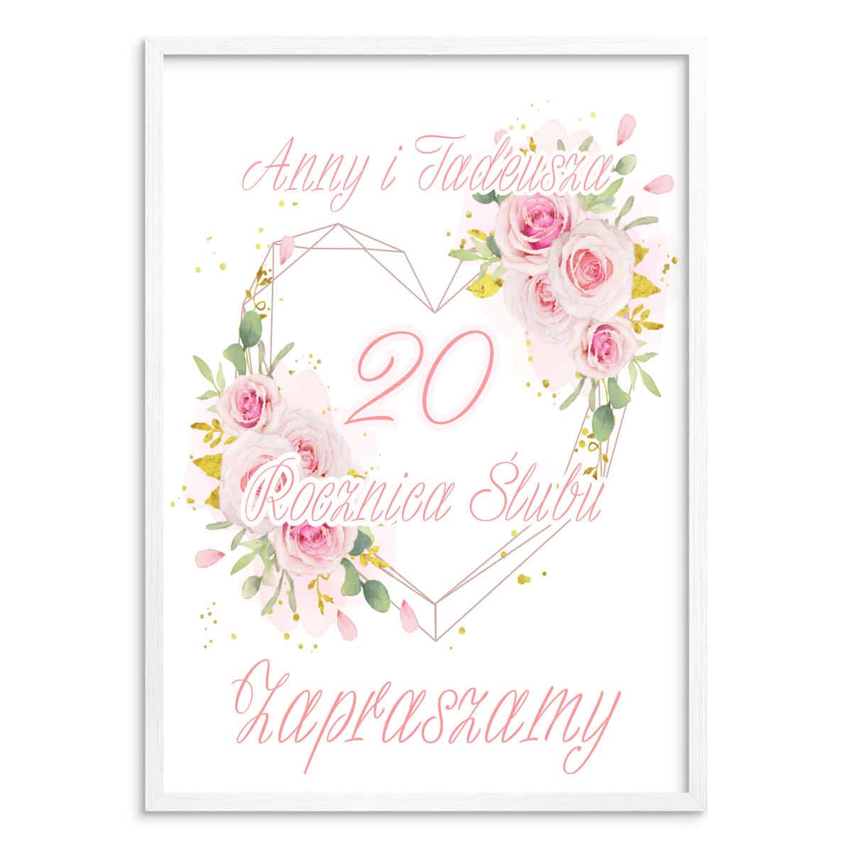 Tablica Powitalna na Rocznicę Ślubu | Plakat na przywitanie gości 82389 - zdjęcie 2