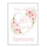 Tablica Powitalna na Rocznicę Ślubu | Plakat na przywitanie gości 82389 - miniaturka 2