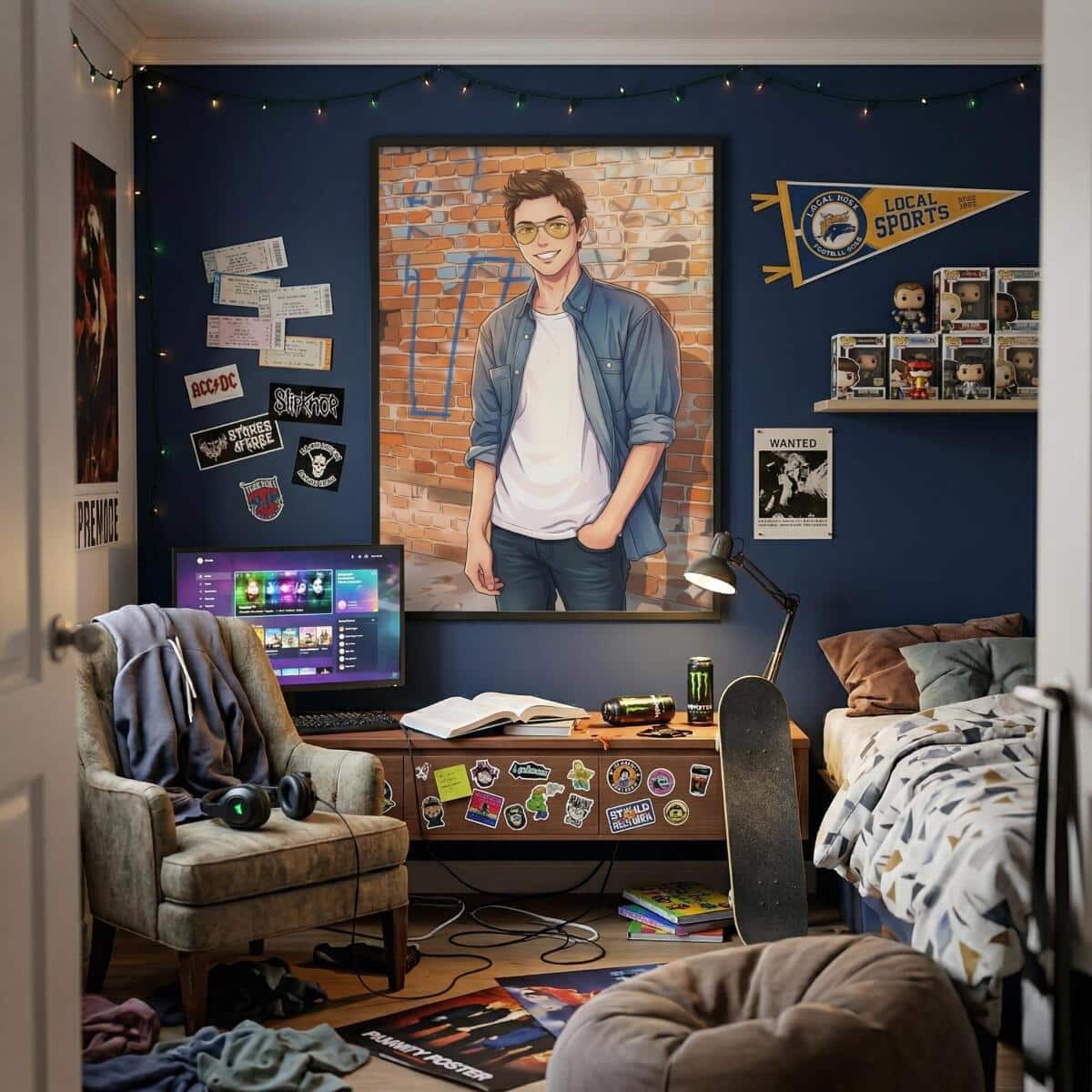 Plakat z Twojego Zdjęcia - Styl Anime | Portret Manga na Ścianę 82465 - zdjęcie 5