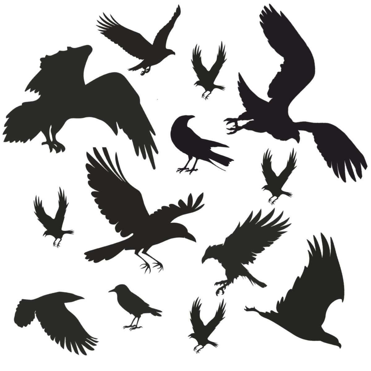 Odstraszacz Ptaków: Naklejki Ptaki na Okna i Szyby | Duży Zestaw 14szt 51201